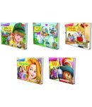 Set of 5 POP UP books World Famous Fairy Tales | Puss in Boots , Rapunzel ,The Ugly Duckling , Goldilocks & the Three Bears and Jack and the Beanstalk| Wonders of Five pop up books