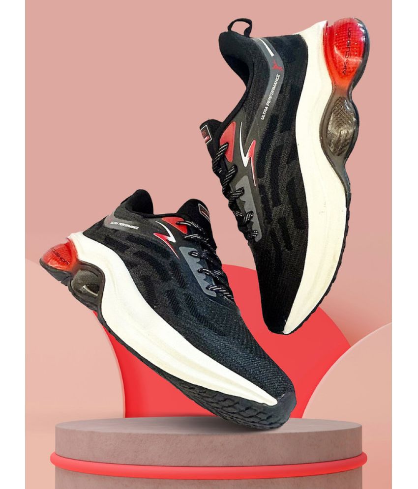     			Abros PREDATOR Black Men's Sports Running Shoes