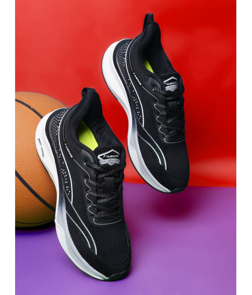     			Abros TRAVELLER Black Men's Sports Running Shoes