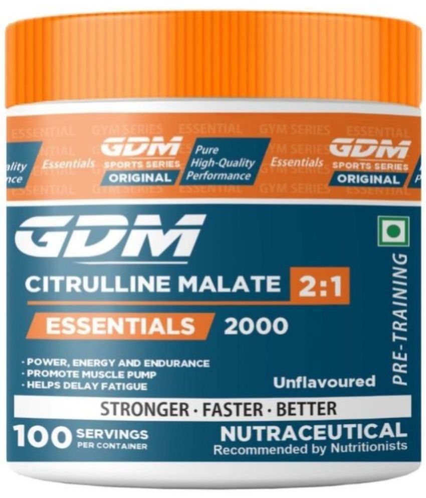     			GDM NUTRACEUTICALS LLP Citrulline Malate 2:1-Unflavored 200 gm