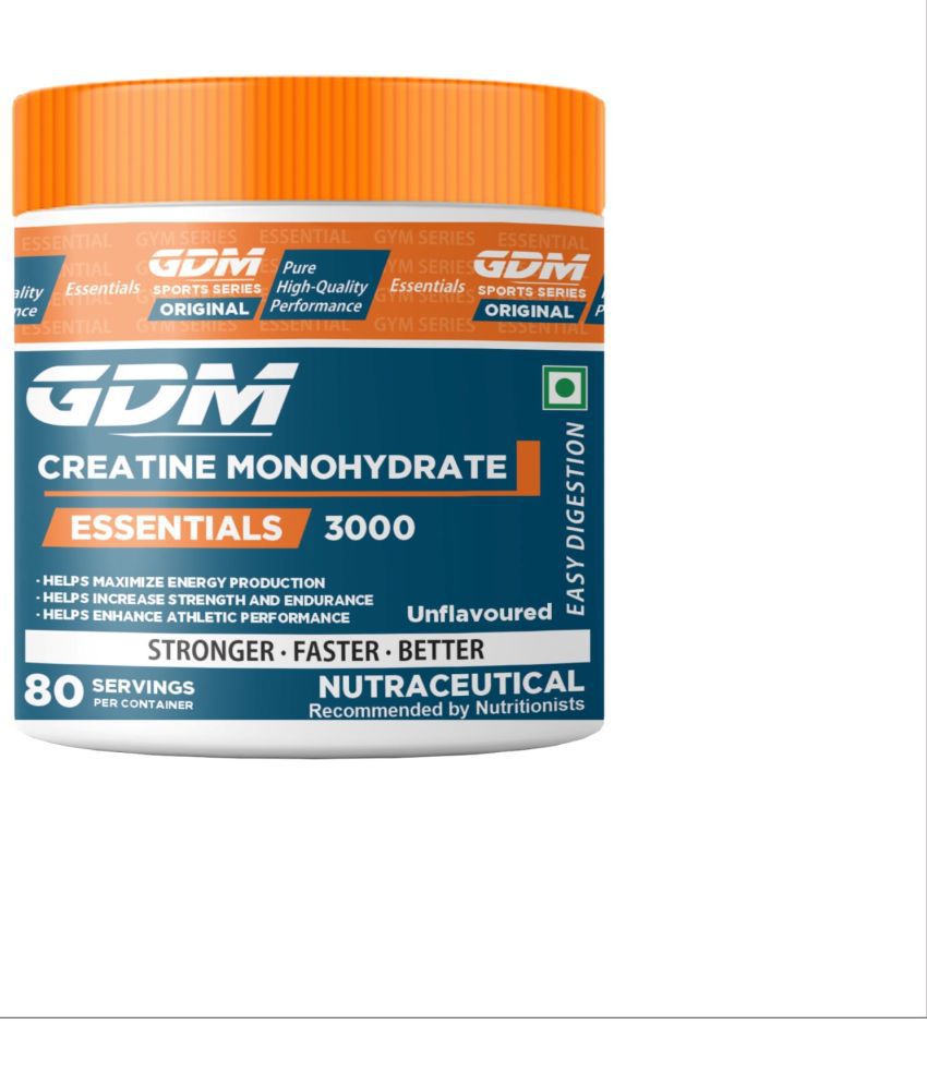     			GDM NUTRACEUTICALS LLP Creatine Monohydrate - Unfalvoured 240 gm