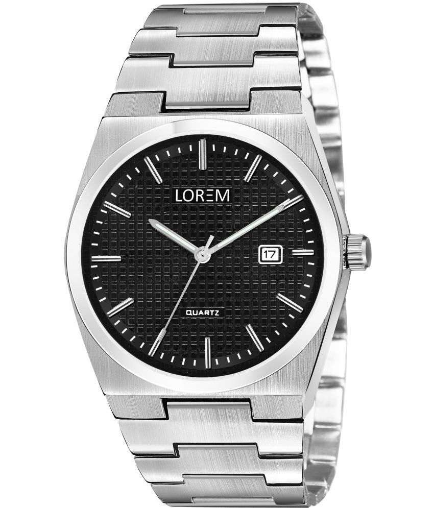     			Lorem Silver Stainless Steel Analog Men's Watch