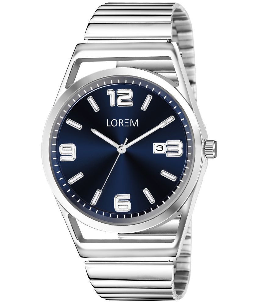     			Lorem Silver Stainless Steel Analog Men's Watch