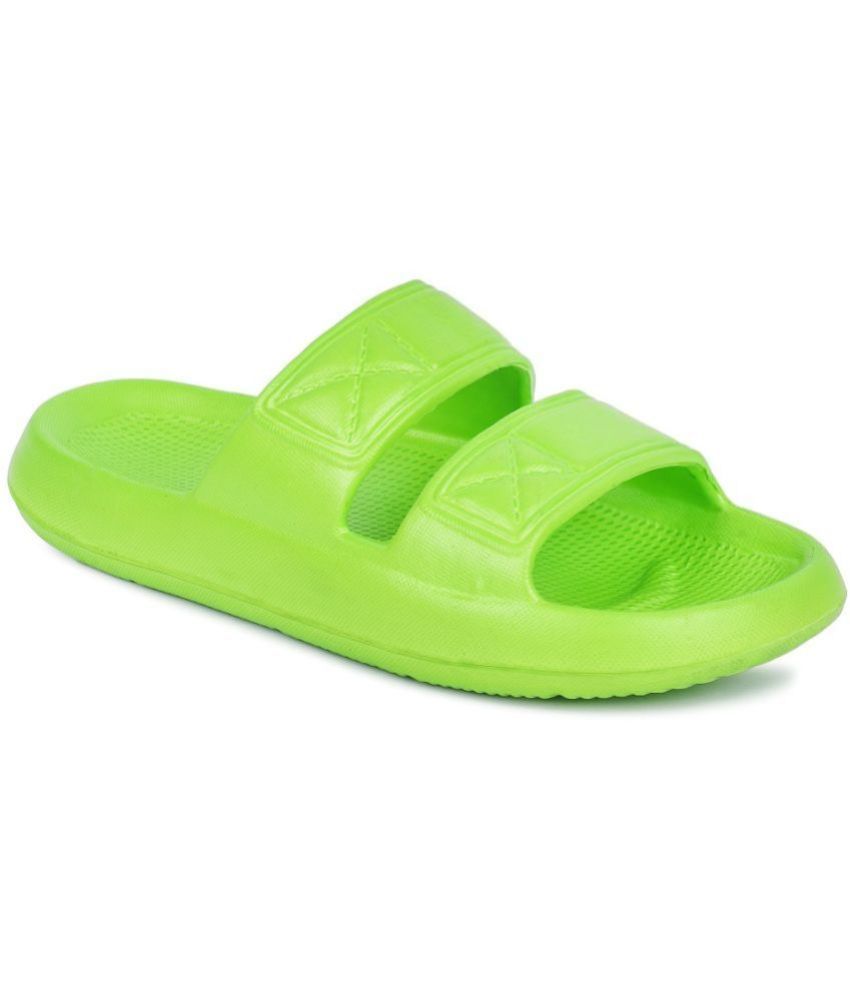     			Richale Green Men's Slide Flip Flop
