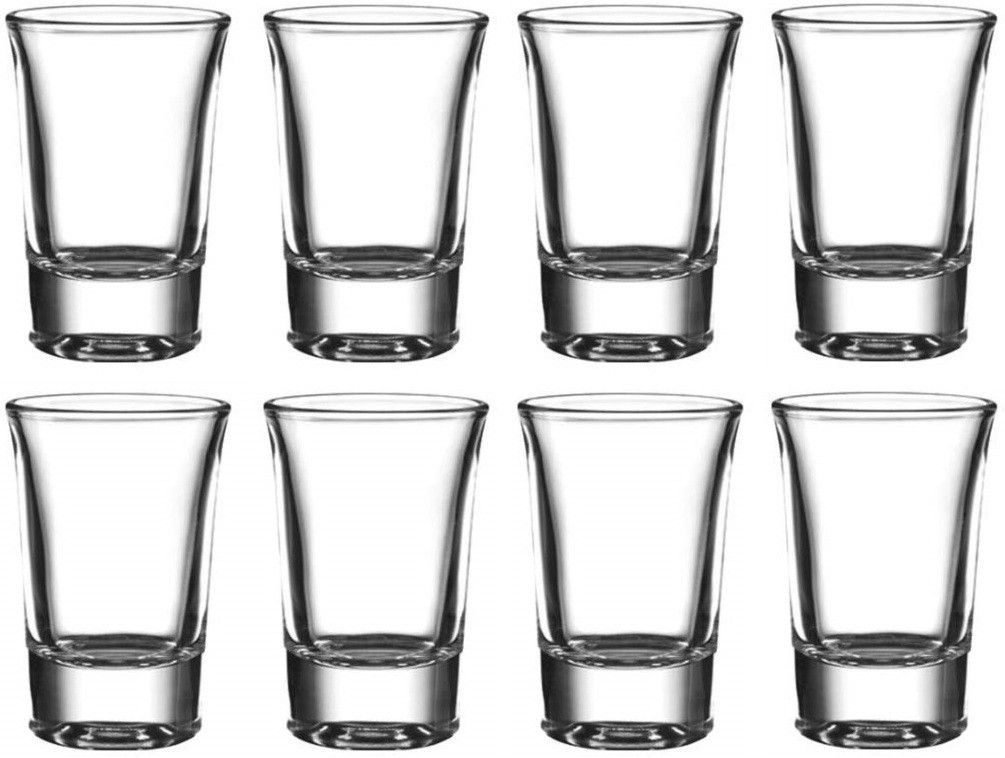     			1st Time A-124 Glass Glasses 30 ml ( Pack of 8 )