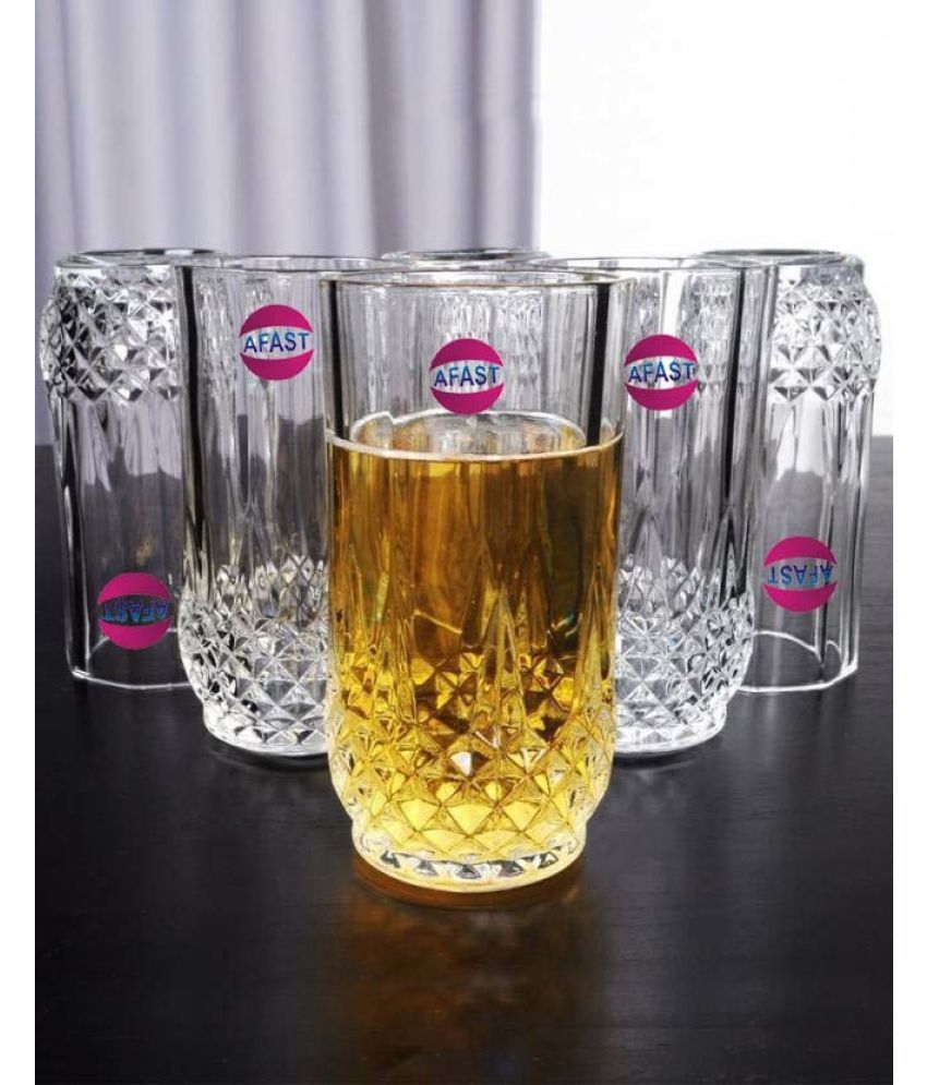     			1st Time A-209 Glass Glasses 350 ml ( Pack of 6 )