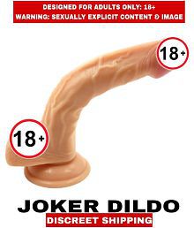 Sexual Wellness Women's Sex Toys Joker bended shapeable 8 inch dildo for Women