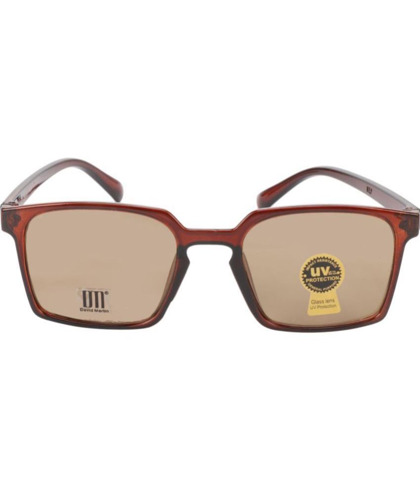     			Funk Brown Square Sunglasses ( Pack of 1 )