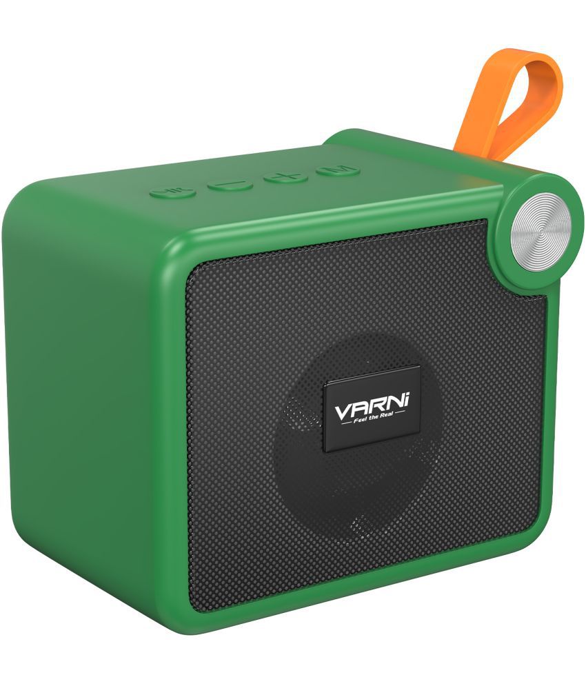     			Varni Roar 5 W Bluetooth Speaker Bluetooth v5.0 with USB,Call function Playback Time 4 hrs Green