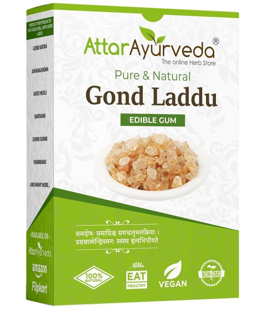     			Attar Ayurveda Edible Gond for Laddu 250 Grams | 100% Natural, No Preservatives