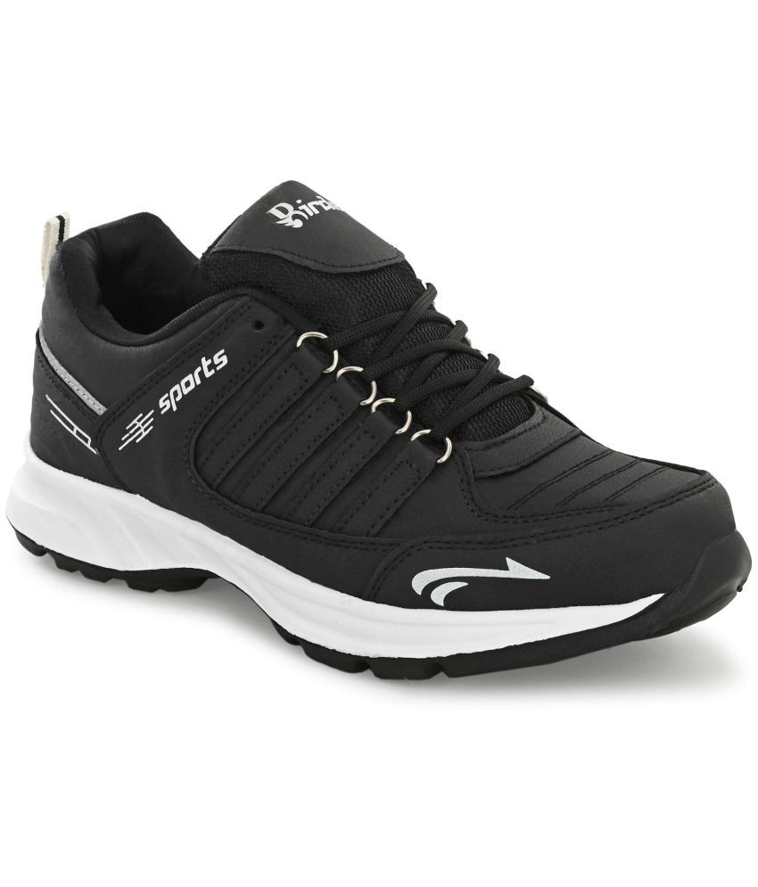     			Birde Black Men's Sports Running Shoes