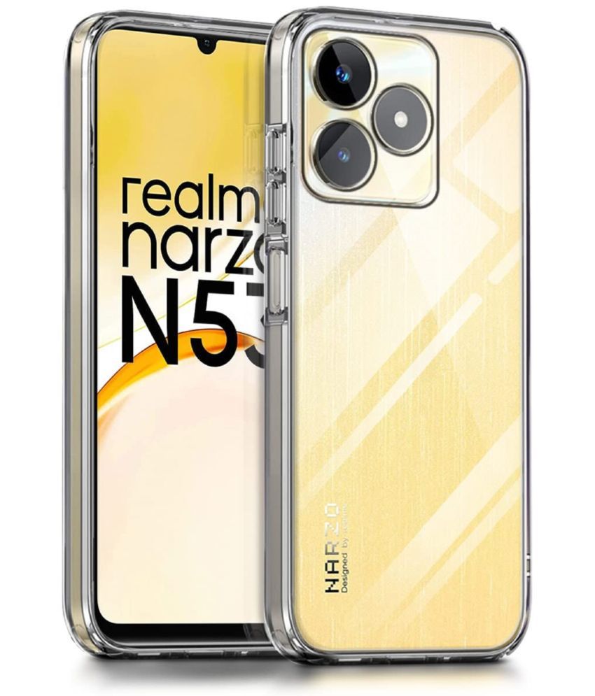     			Case Vault Covers Silicon Soft cases Compatible For Silicon Realme Narzo N53 ( Pack of 1 )