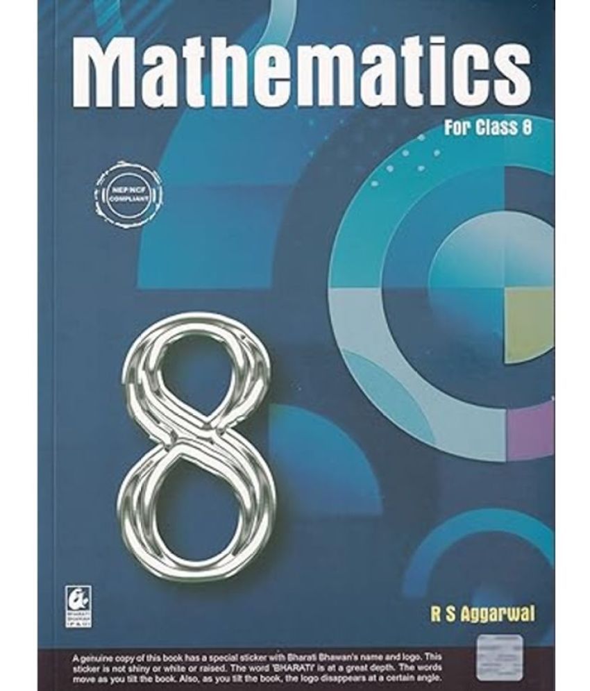     			Cbse Mathematics Class 8 R S Aggarwal Bharti Bhawan (P & D)  (Paperback, R. S. AGGARWAL)