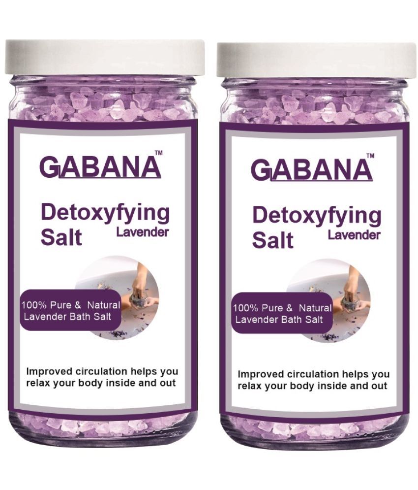     			GABANA Bath Salt Crystal Lavender bath Salt 200 g Pack of 2