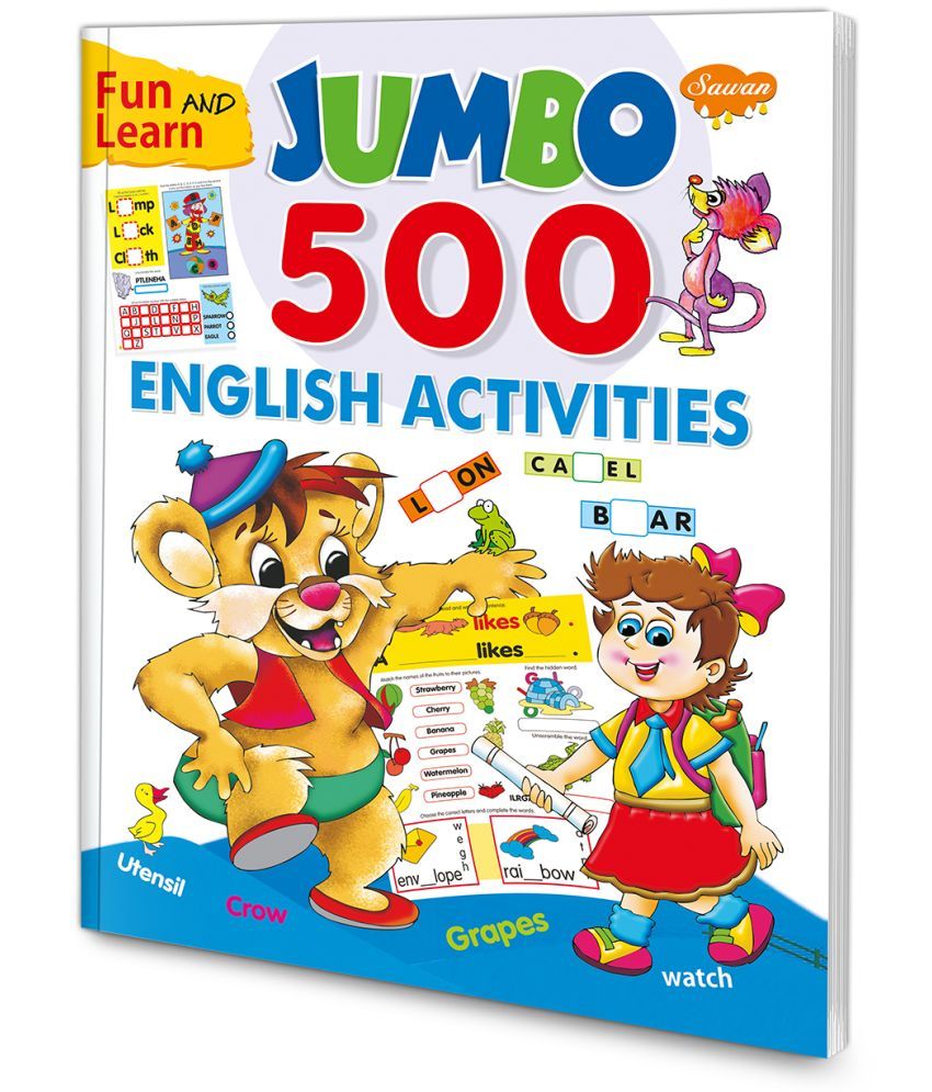     			Learn and Fun Jumbo 500 English Activities