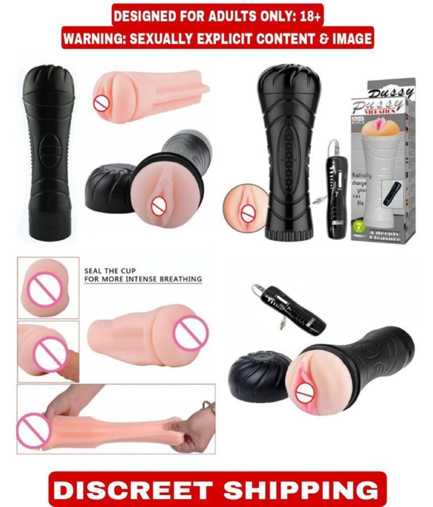     			Sex Tantra - Masturbator (Girls Sexy Voice Effect) Vibrating Pussy Sex Toy for Men - Free Lube