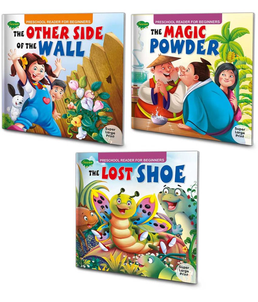     			Story Books For Beginners Pack of 3 Books| Early Reader Series in Large Font (v4)