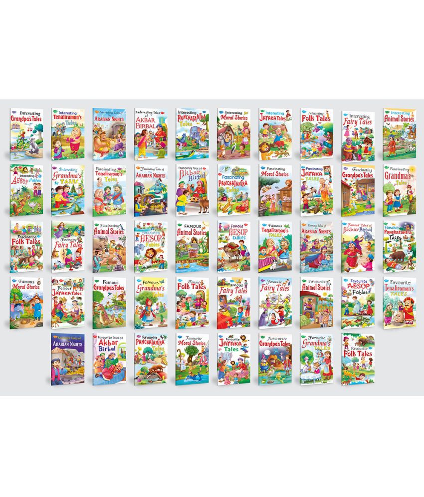     			Story books For kids all in one pack | set of 48 story books for kids -English moral story collection