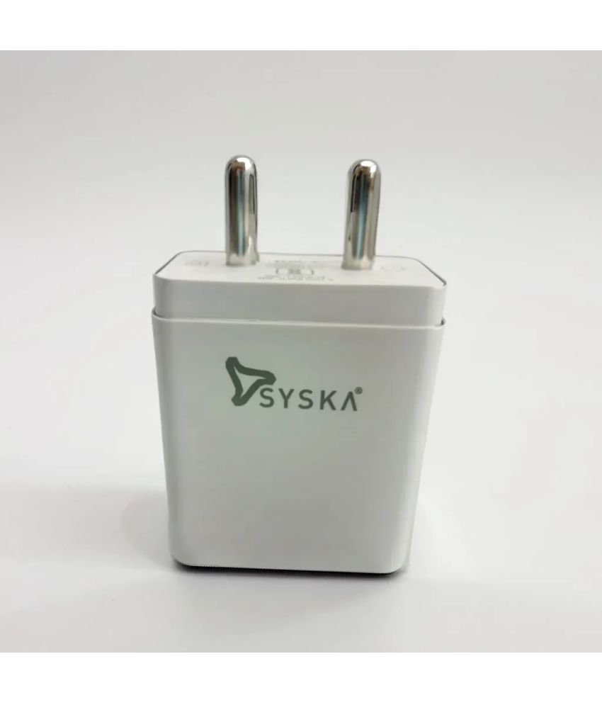     			Syska Type C 3A Wall Charger
