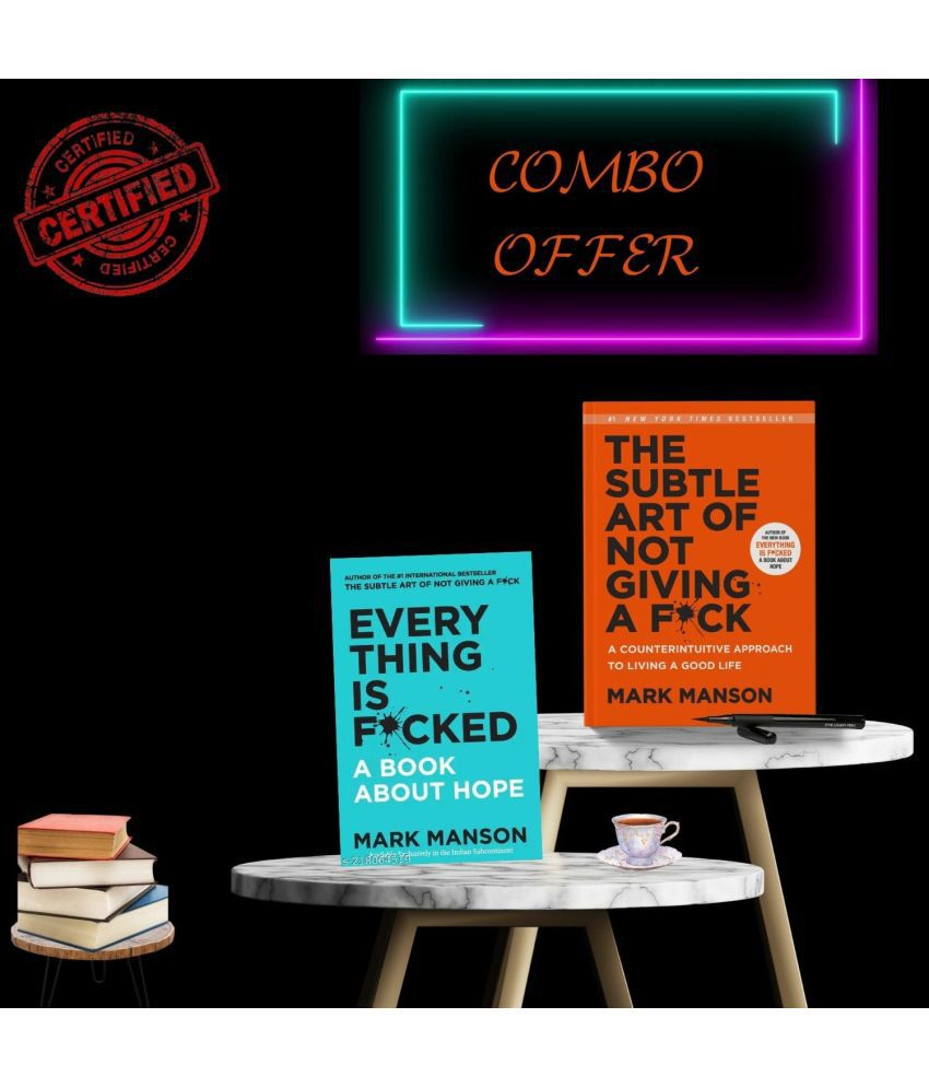     			The Subtle Art of Not Giving a F*ck + Everything is Fucked (2 Books Combo) [Board book] MARK MANSON [Board book] MARK MANSON [Board book] MARK MANSON Board book – 7 March 2024