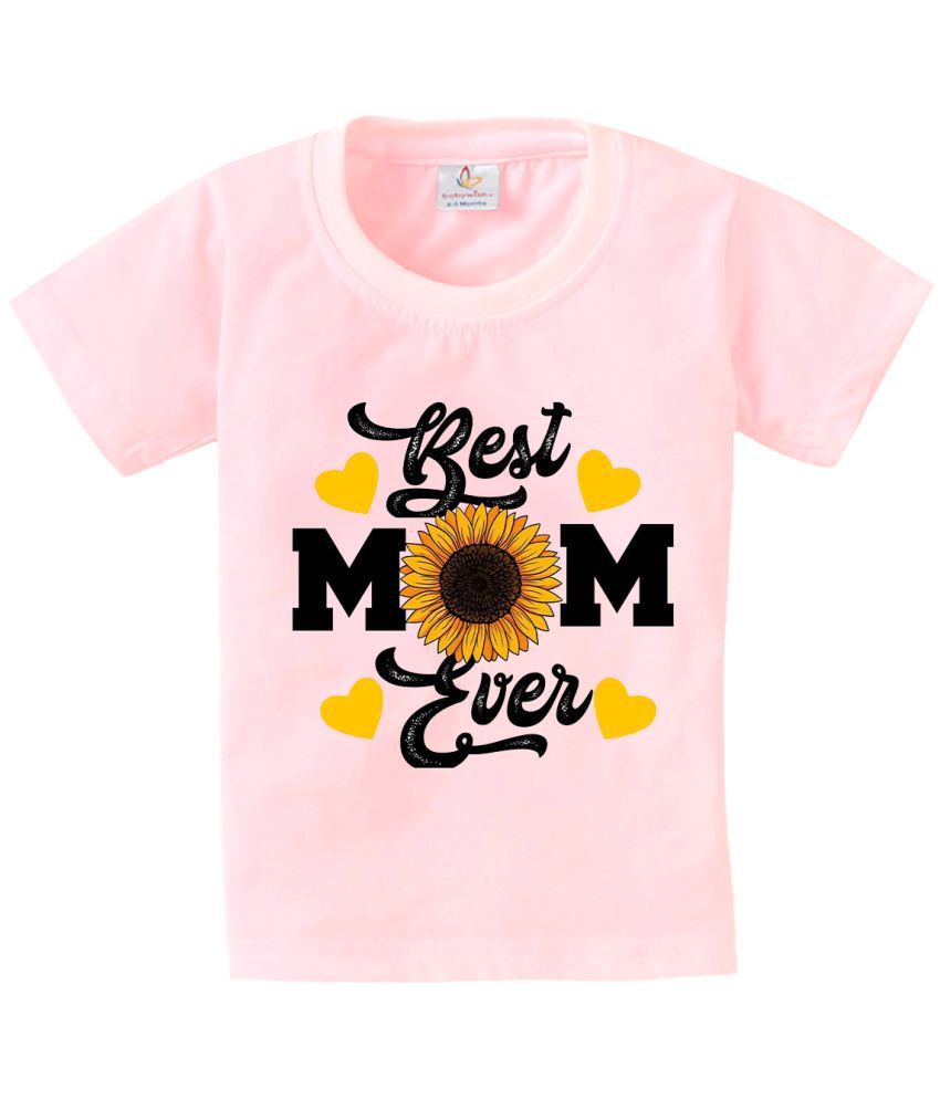     			babywish Pink Cotton Boy's T-Shirt ( Pack of 1 )