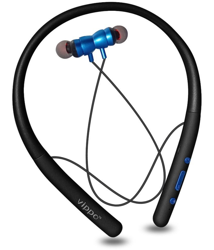     			hitage VBT-6868 BT Neckband In-the-ear Bluetooth Headset with Upto 20h Talktime Music Controls - Blue