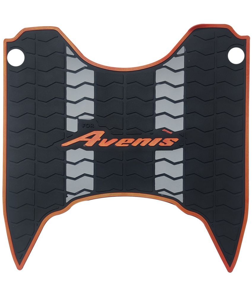     			AUTOXYGEN Anti skid Scooter/Scooty Foot Mat Rubber Floor Mat Accessories_2 for Avenis 125 BS-6(Black, Grey & Red)