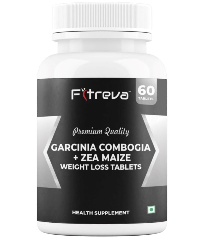     			Fitreva Garcinia Cambogia + Zea Maize Supplement for Weight Loss and Weight Management  (60 Tablets) 60 no.s Unflavoured Single Pack