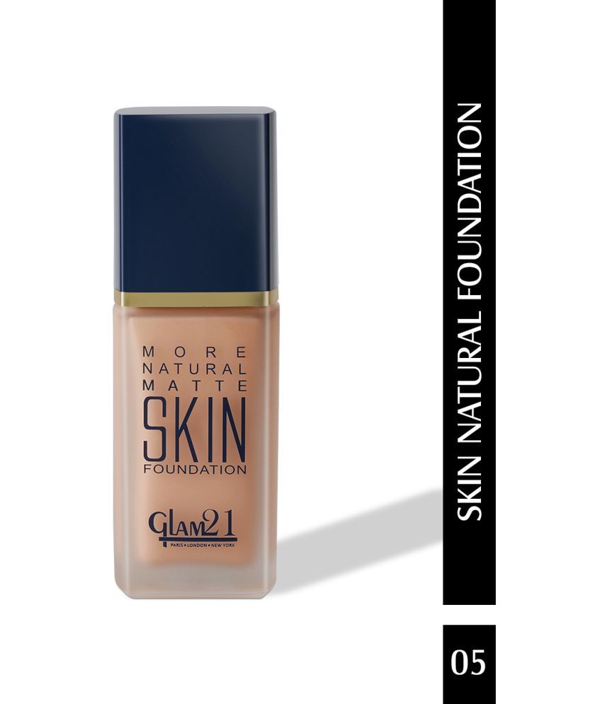     			Glam21 Skin Natural Foundation Ultra-smooth Silky Texture Lightwighted & Long-lasting 40gm Shade-05