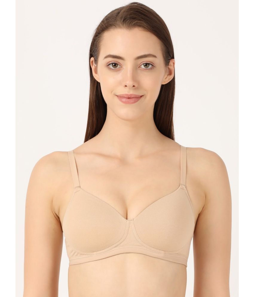     			Jockey MJ20 Wirefree Padded Super Combed Cotton Elastane Slip-On Beginners Bra - Light Skin