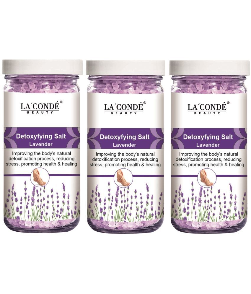     			La'Conde Bath Salt Crystal Lavender Bath Salt 200 g Pack of 3
