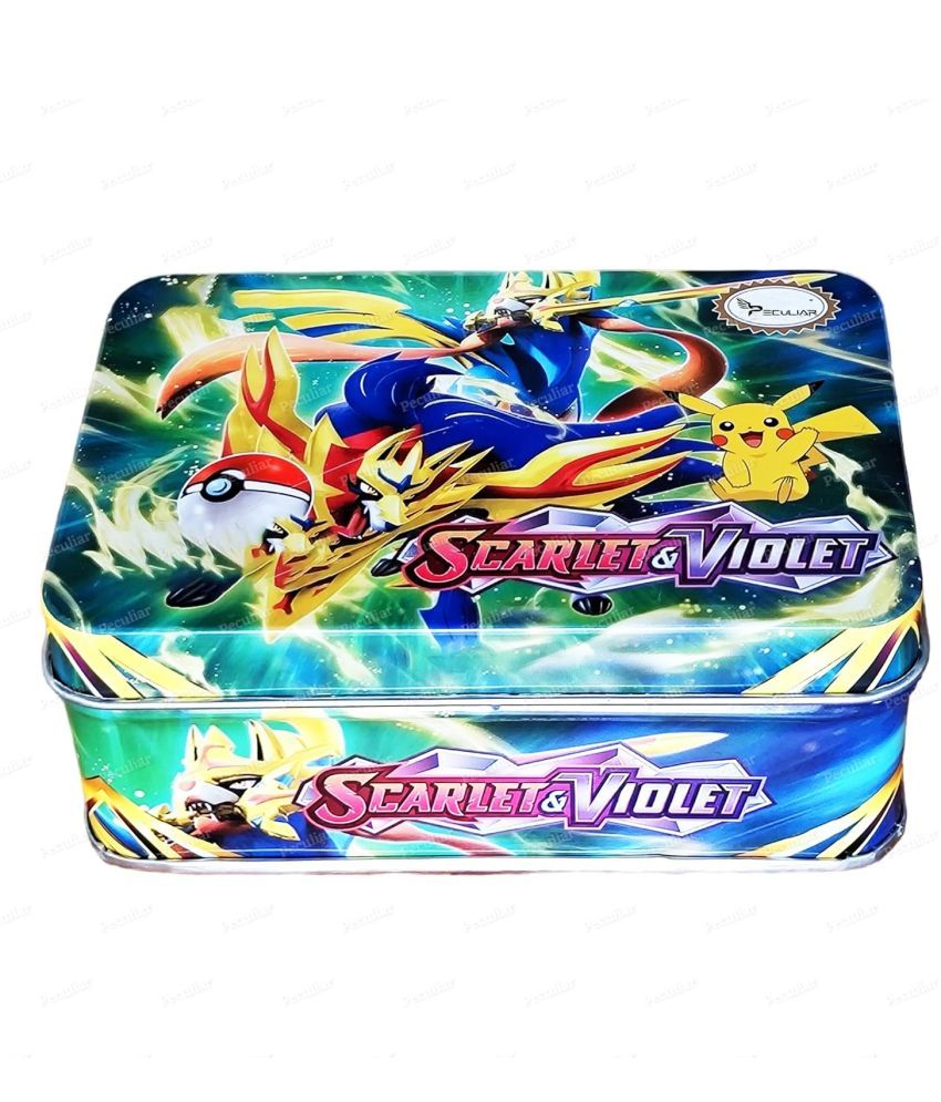     			MILITO  Mini Poke-Moon FUSION STRIKE Totally Surprising Card in Attractive Metal Tin Box