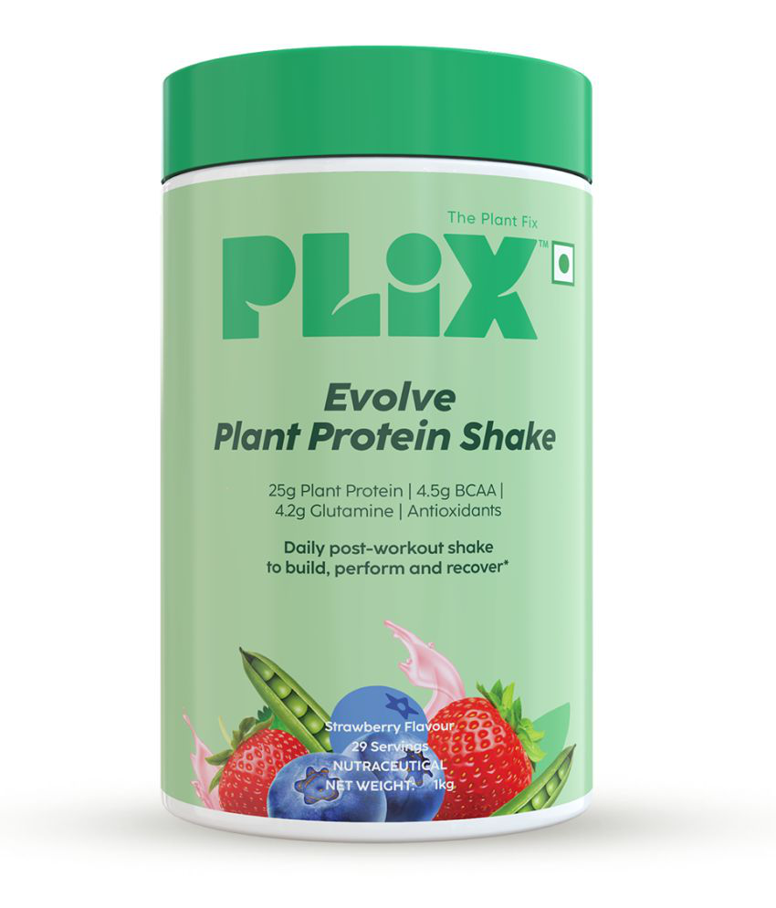     			Plix - EVOLVE Performance Plant Protein Powder Plant Protein Powder ( 1 kg Strawberry )