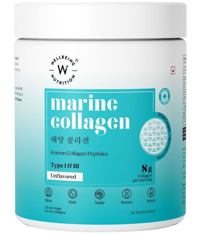     			Wellbeing Nutrition Pure Korean Marine Collagen Peptides Unflavored - 200g