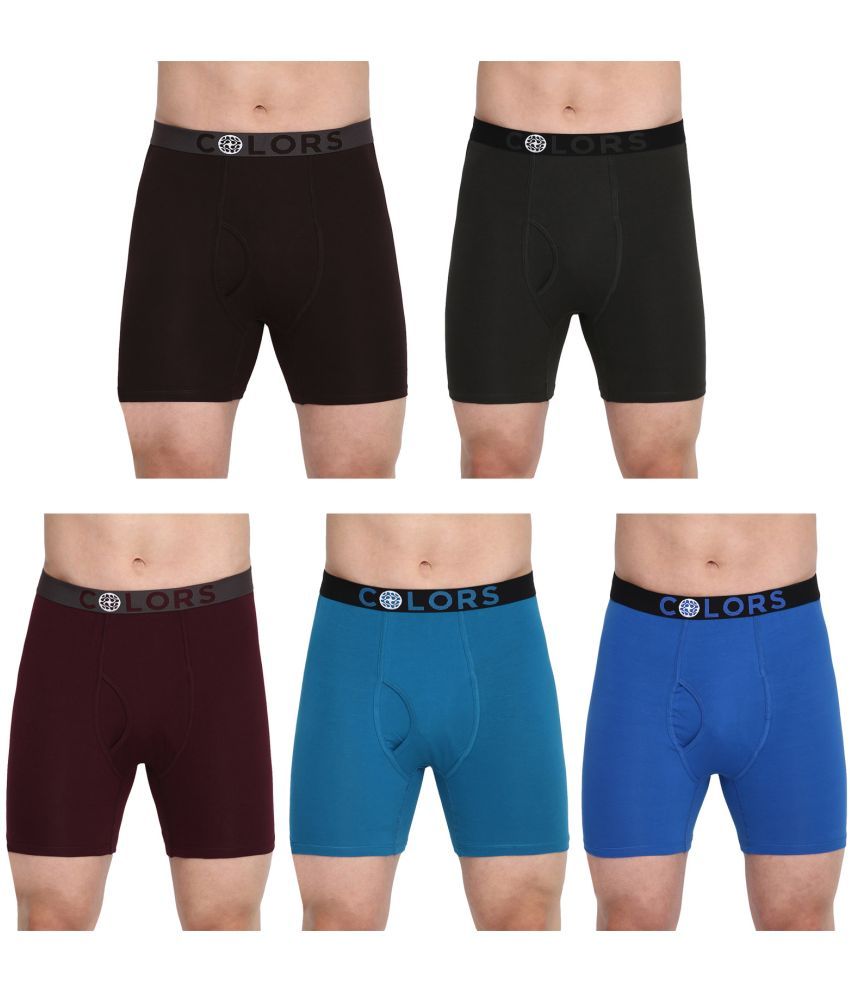     			COLORS by Rupa Frontline Multicolor Cotton Men's Briefs ( Pack of 5 )