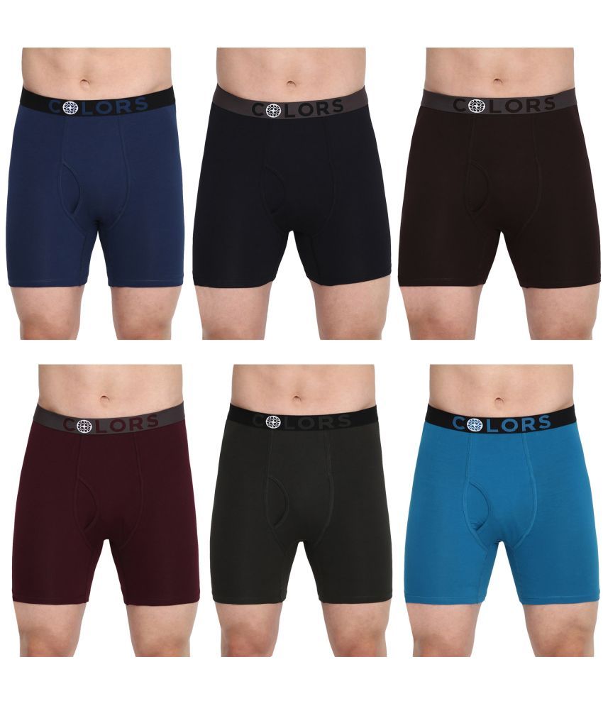     			COLORS by Rupa Frontline Multicolor Cotton Men's Briefs ( Pack of 6 )