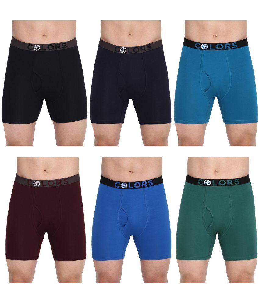     			COLORS by Rupa Frontline Multicolor Cotton Men's Briefs ( Pack of 6 )