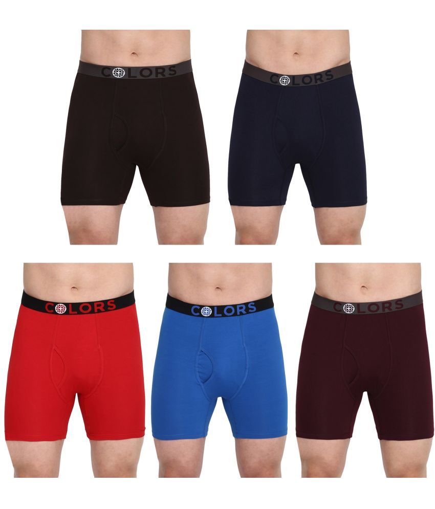     			COLORS by Rupa Frontline Multicolor Cotton Men's Briefs ( Pack of 5 )