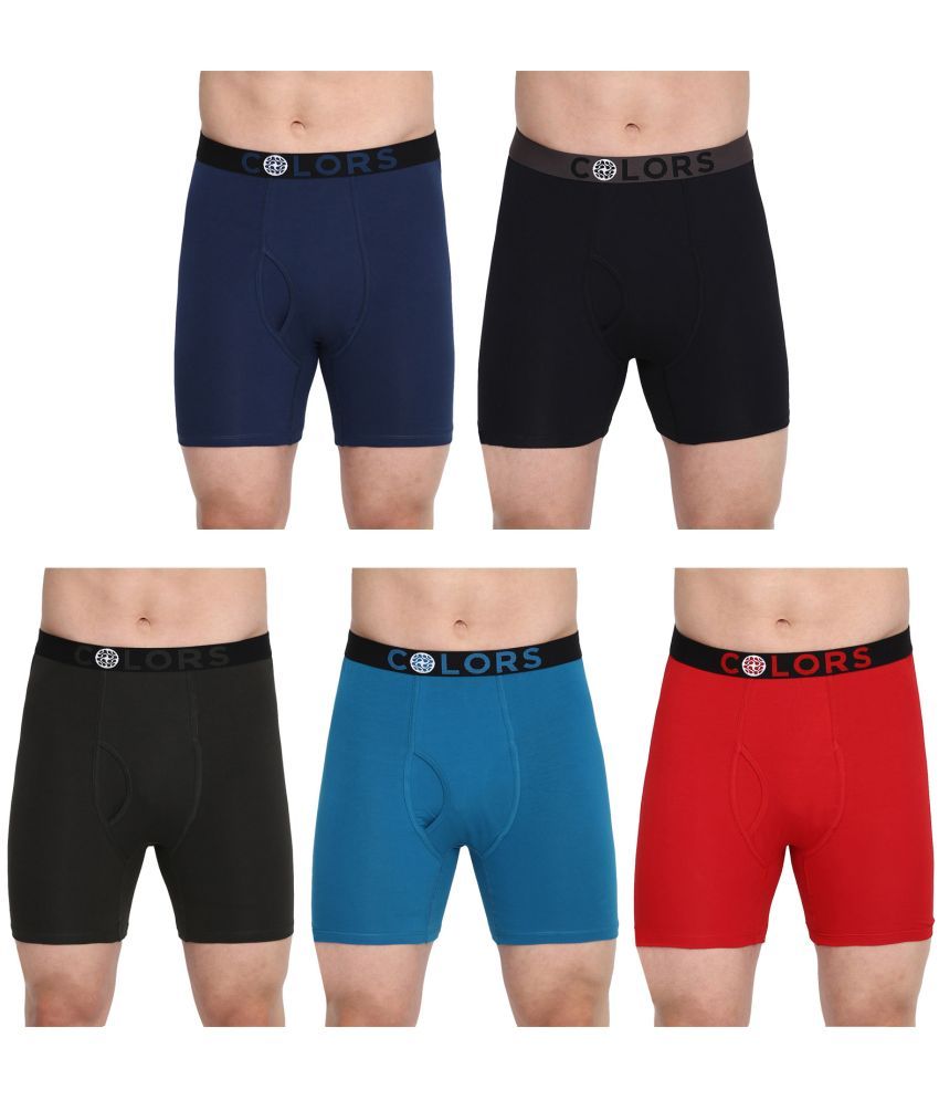     			COLORS by Rupa Frontline Multicolor Cotton Men's Briefs ( Pack of 5 )