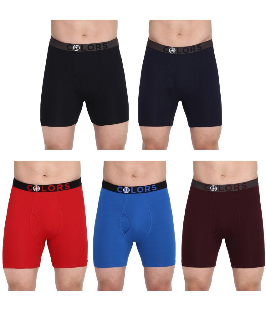     			COLORS by Rupa Frontline Multicolor Cotton Men's Briefs ( Pack of 5 )