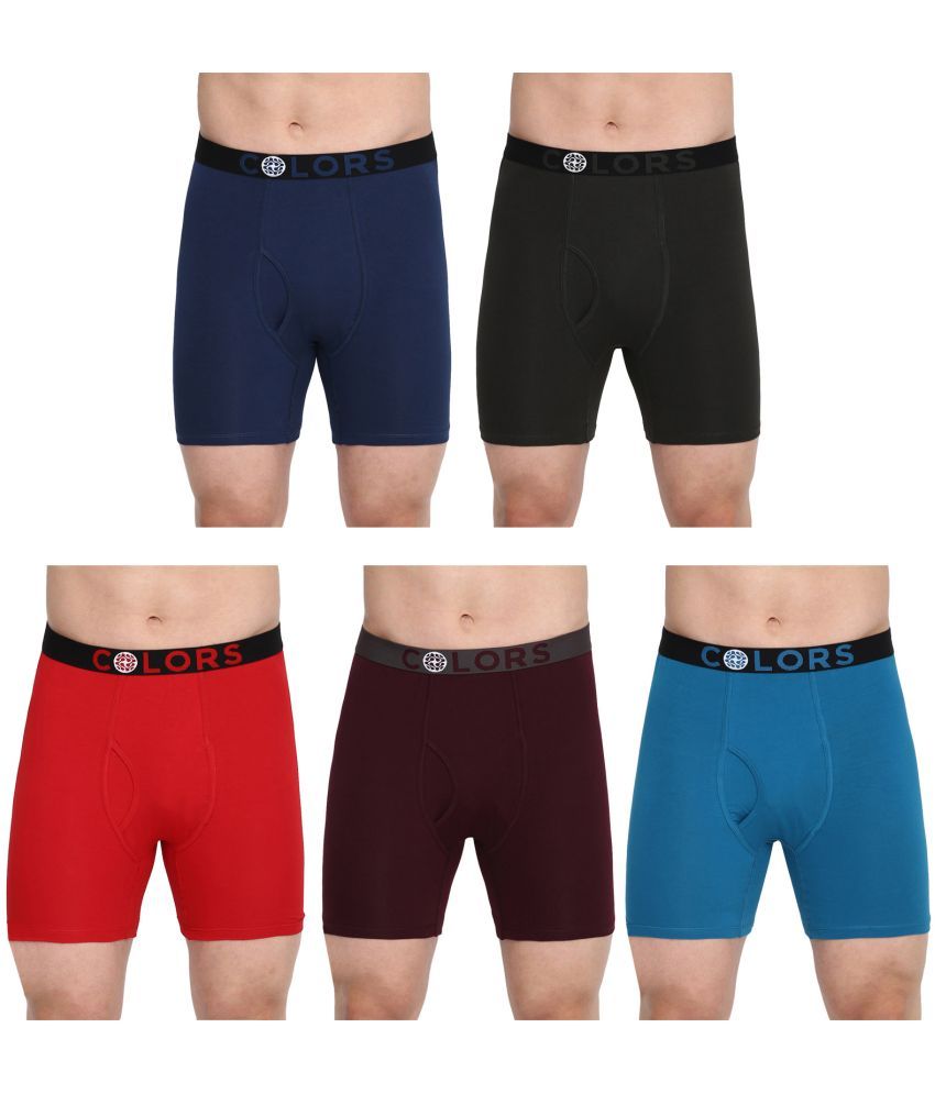     			COLORS by Rupa Frontline Multicolor Cotton Men's Briefs ( Pack of 5 )