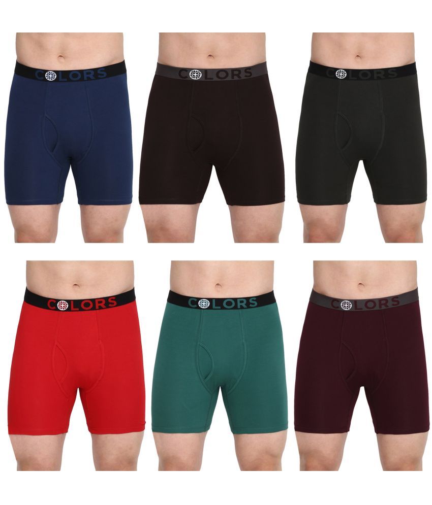     			COLORS by Rupa Frontline Multicolor Cotton Men's Briefs ( Pack of 6 )