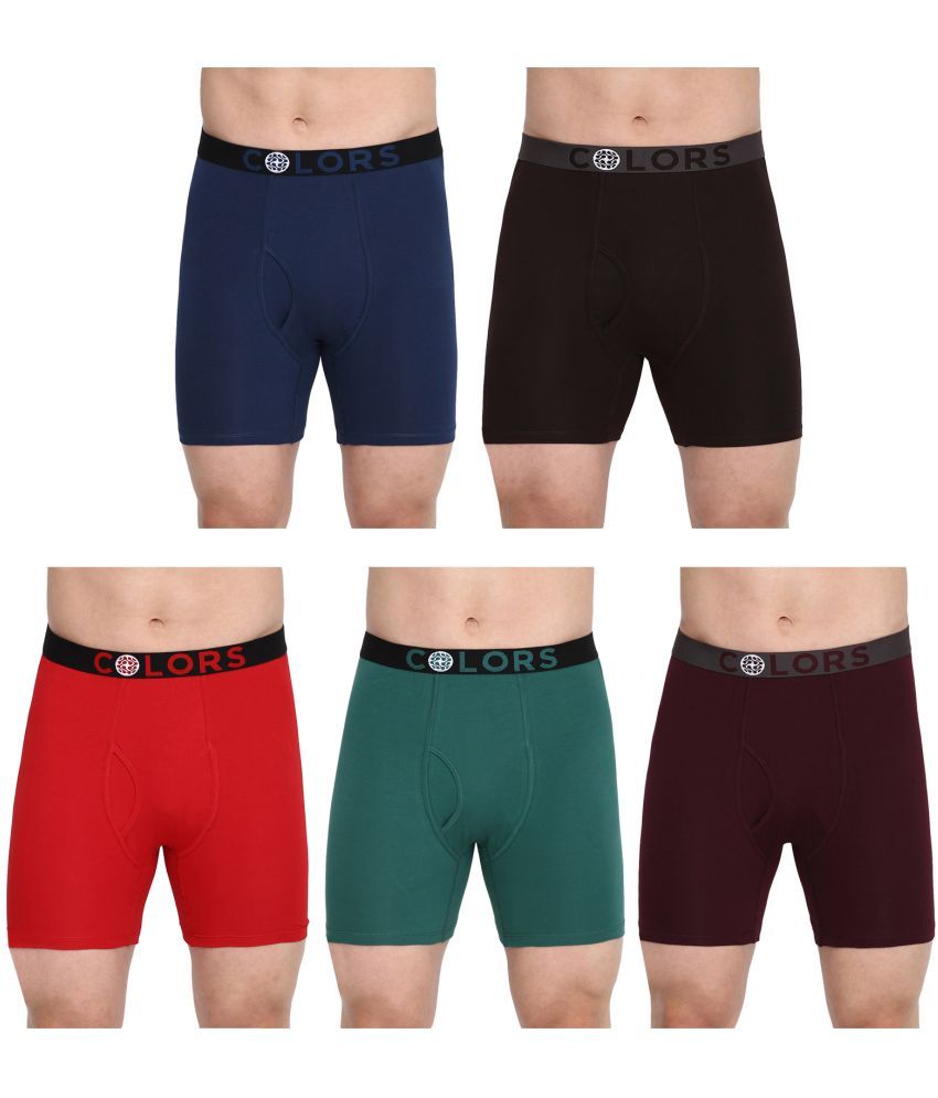     			COLORS by Rupa Frontline Multicolor Cotton Men's Briefs ( Pack of 5 )