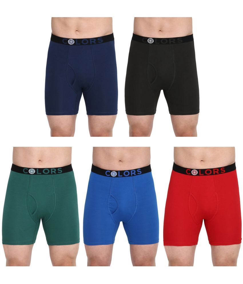     			COLORS by Rupa Frontline Multicolor Cotton Men's Briefs ( Pack of 5 )