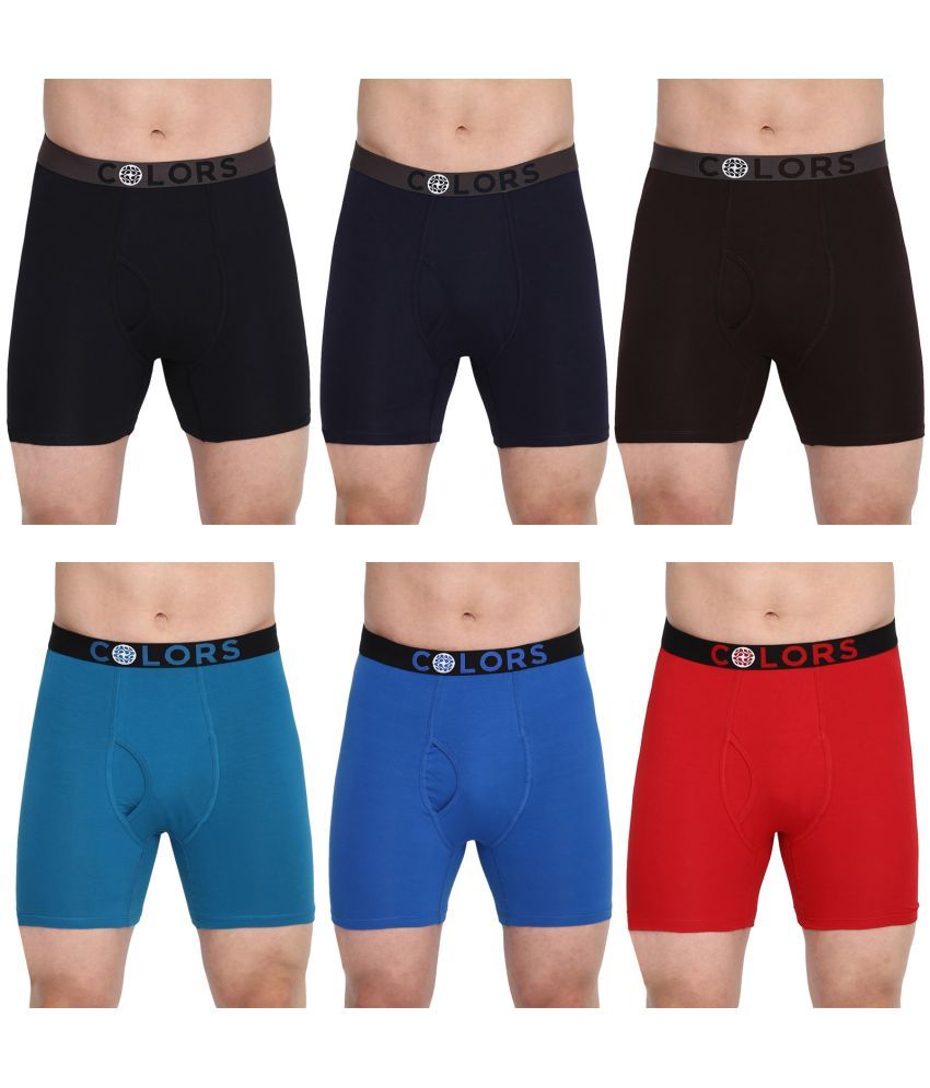     			COLORS by Rupa Frontline Multicolor Cotton Men's Briefs ( Pack of 6 )