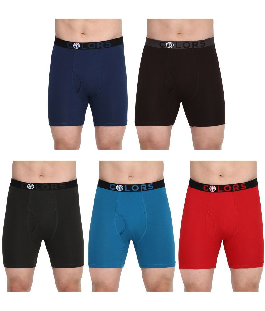     			COLORS by Rupa Frontline Multicolor Cotton Men's Briefs ( Pack of 5 )