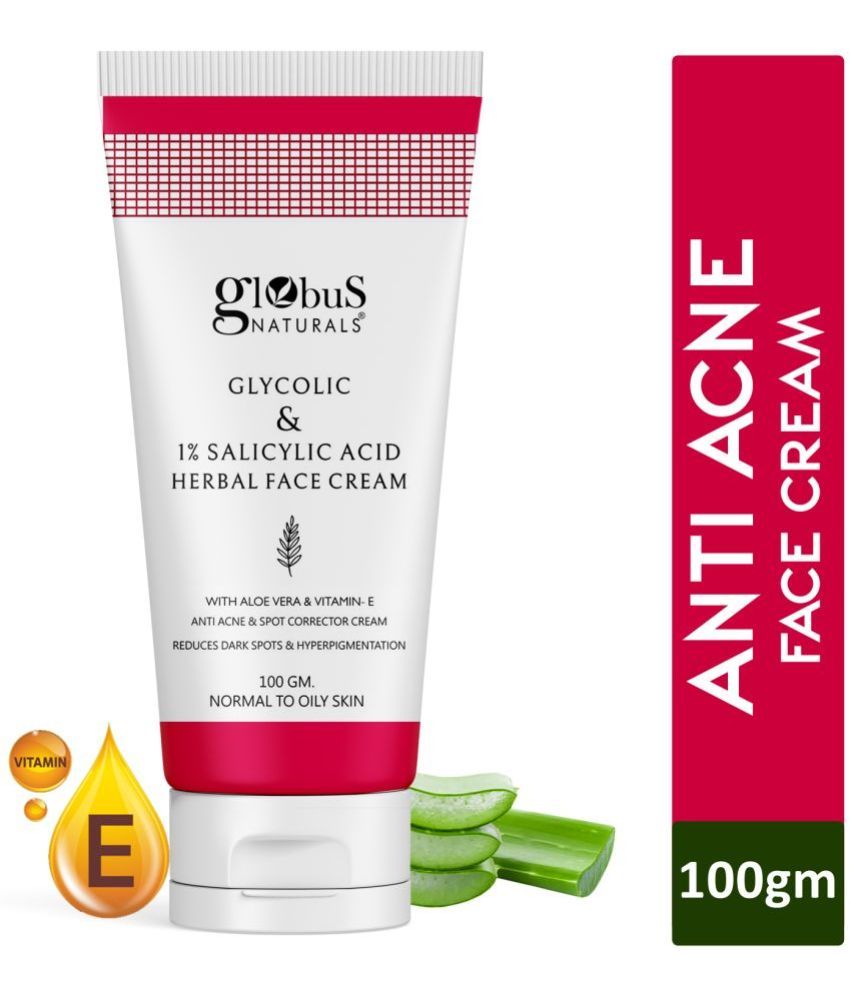     			Globus Naturals Glycolic & 1% Salicylic Acid Face Cream. 100gm