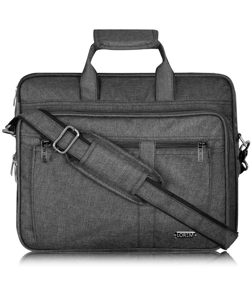     			Lorem Grey Solid Messenger Bag