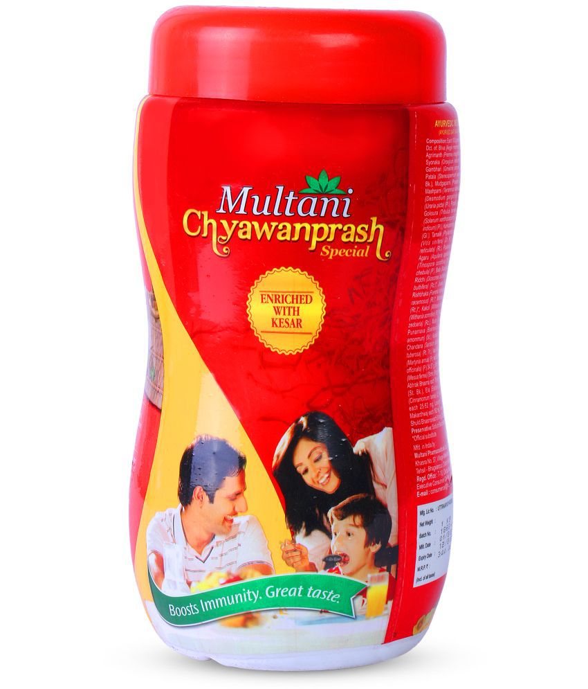     			Multani Chyawanprash Special | Ayurvedic Immunity Booster | Builds Strength, Stamina & Energy | Enriched With Kesar | 100% Ayurvedic Products | Natural Remedy To Build Immunity & Protection 1 kg
