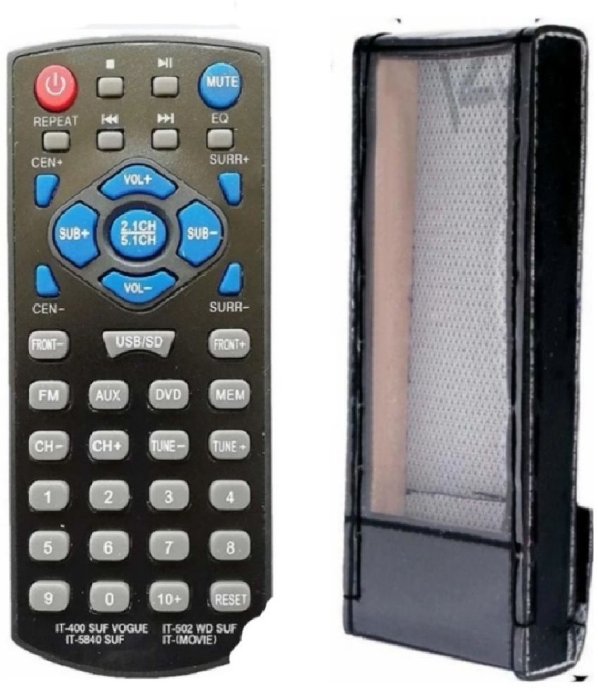     			SUGNESH C-3 New TvR-45  RC TV Remote Compatible with Intex Home theatre